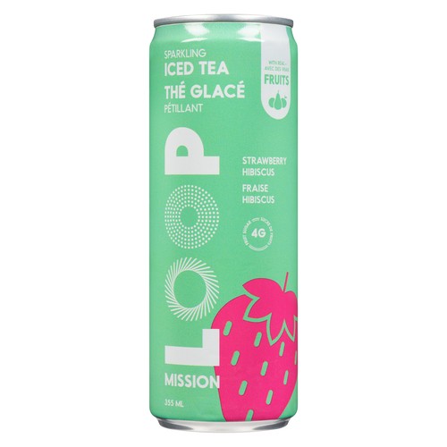 Loop Mission Sparkling Iced Tea Strawberry Hibiscus 355 ml (can)