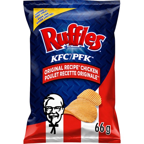 Ruffles KFC Potato Chips Original Recipe Chicken Flavoured 66 g