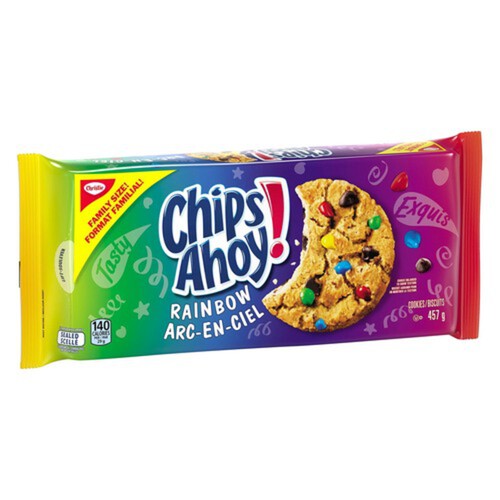 Christie Chips Ahoy! Cookies Family Size Rainbow 457 g