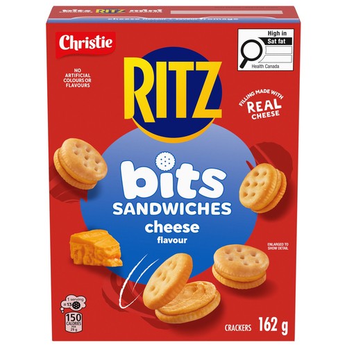 Ritz Cracker Bits Sandwiches Cheese Flavoured 162 g