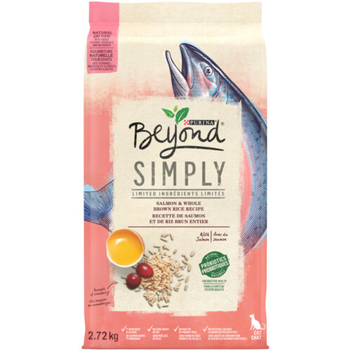 Beyond Dry Cat Food Simply Salmon & Whole Brown Rice Recipe 2.72 kg