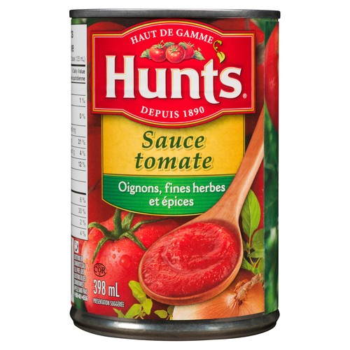 Hunt's Tomato Sauce With Onion Herbs & Spices 398 ml