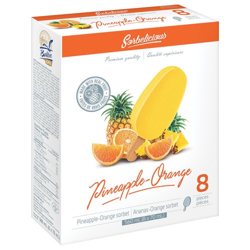 Sorbelicious Sorbet Pineapple Orange 560 ml