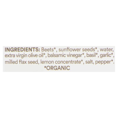 Live Organic Food Dairy-Free Dip & Spread Beet & Basil 198 g