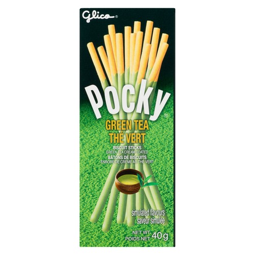 Glico Pocky Small Biscuit Sticks Green Tea 40 g