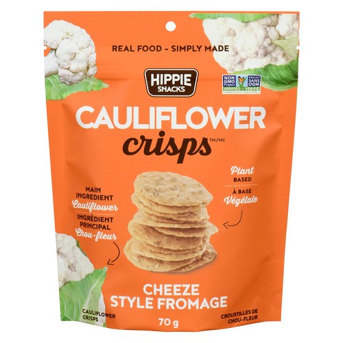 Hippie Snacks Cheeze Snacks Cauliflower Crisps 70 g