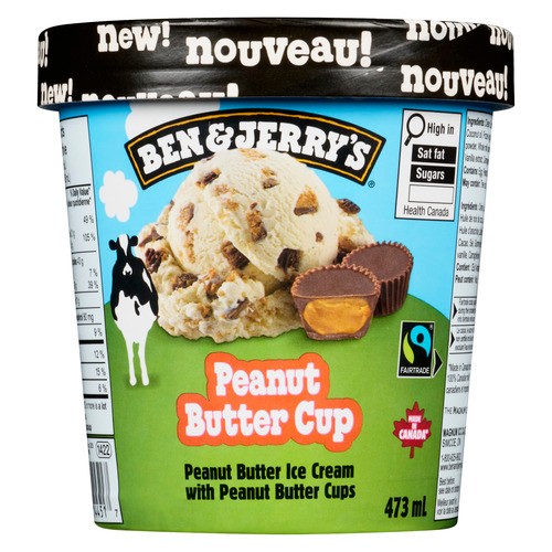 Ben & Jerry's Ice Cream Peanut Butter Cup 473 ml