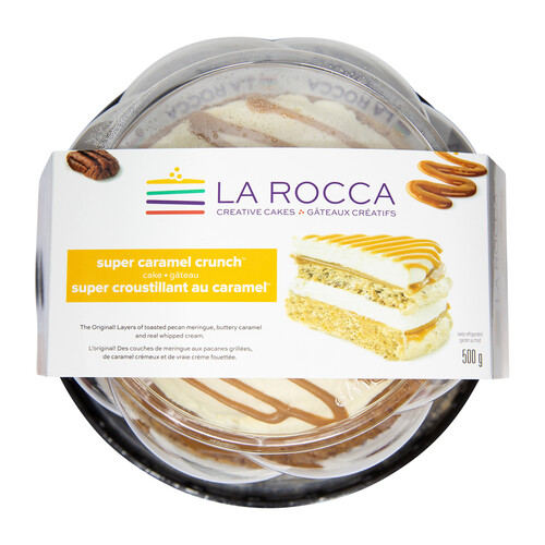 La Rocca Frozen Creative Cakes Caramel Crunch Cake 6-Inch 500 g