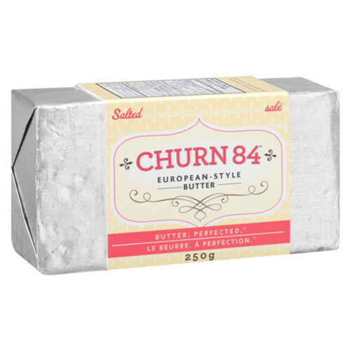 Stirling Creamery Churn 84 Salted Butter European Style 250 g