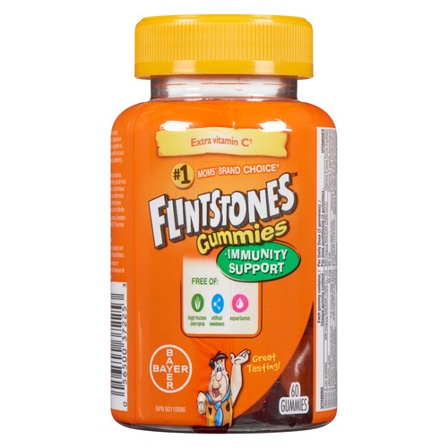 Flintstones Immunity Support Children's Vitamins Gummies 60 Count
