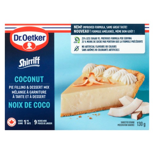 Dr. Oetker Shirriff Pie Filling & Dessert Mix Coconut 130 g