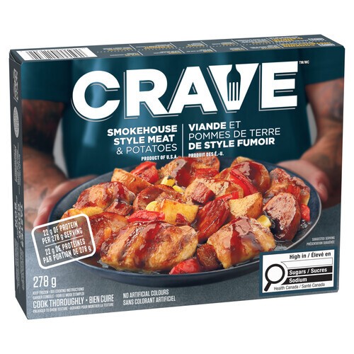 Crave Frozen Smokehouse Style Meat And Potatoes 278 g