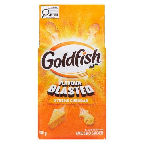 Pepperidge Farm Goldfish Crackers Flavour Blasted Extreme Cheddar 180 g