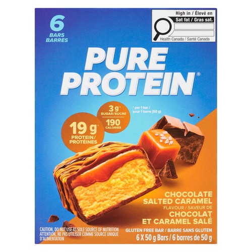 Pure Protein Bar Chocolate Salted Caramel 6 x 50 g