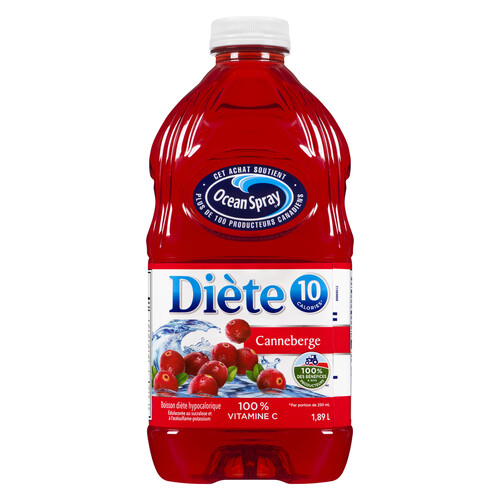 Ocean Spray Juice Diet Beverage Cranberry 1.89 L (bottle)