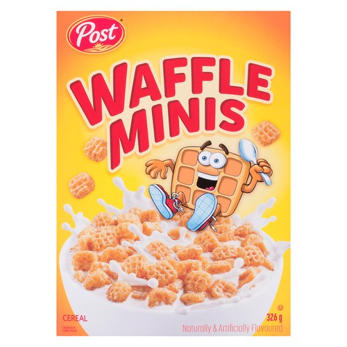 Post Cereal Waffle Minis 326 g