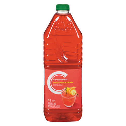 Compliments Drink Punch Fruit 2 L (bottle)