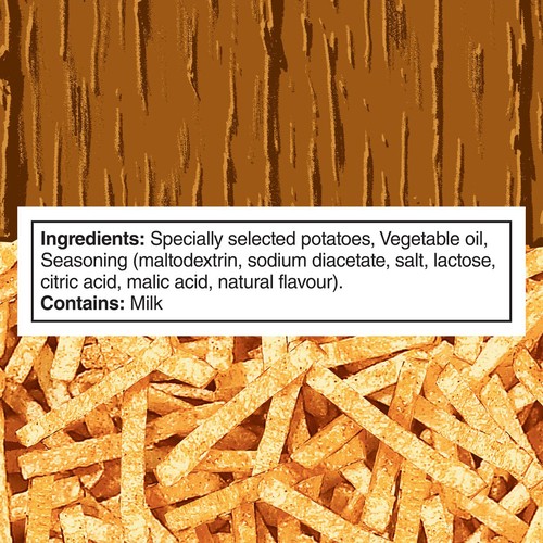 Hostess Potato Sticks Hickory Sticks Salt & Vinegar Flavoured 165 g