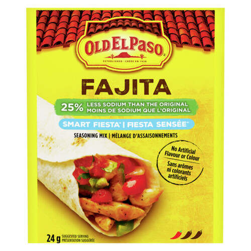 Old El Paso Smart Fiesta Fajita Seasoning Mix 24 g
