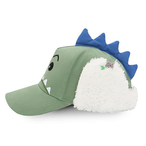 FlapJack 3D Winter Cap With Ear Flaps Dinosaur Medium 1 Count