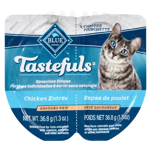 Blue Buffalo Adult Wet Cat Food Tastefuls Singles Pate Chicken 2 x 36.8 g
