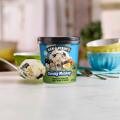 Ben & Jerry's Ice Cream Chunky Monkey Banana 473 ml