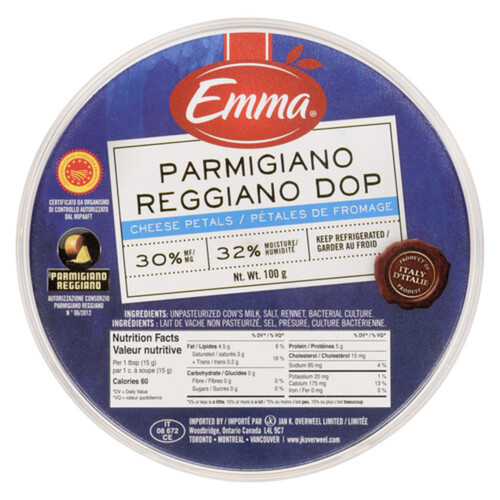 Emma Cheese Petals Parmigiano Reggiano 100 g