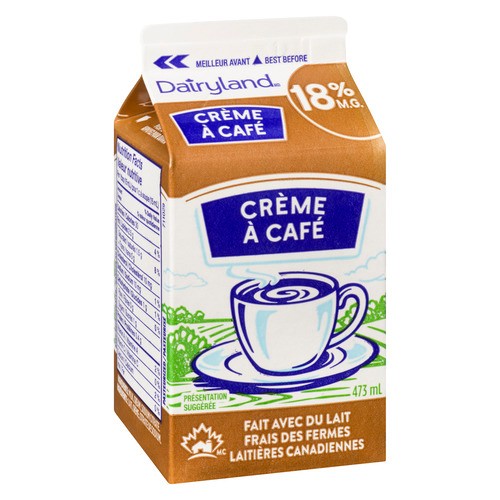 Dairyland 18% Coffee Cream 473 ml
