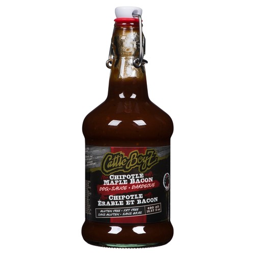 Cattle Boyz Gluten-Free Bacon Sauce Chipotle Maple 490  ml