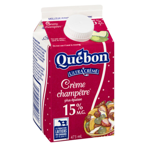 Quebon 15% Country Style Cream 473 ml