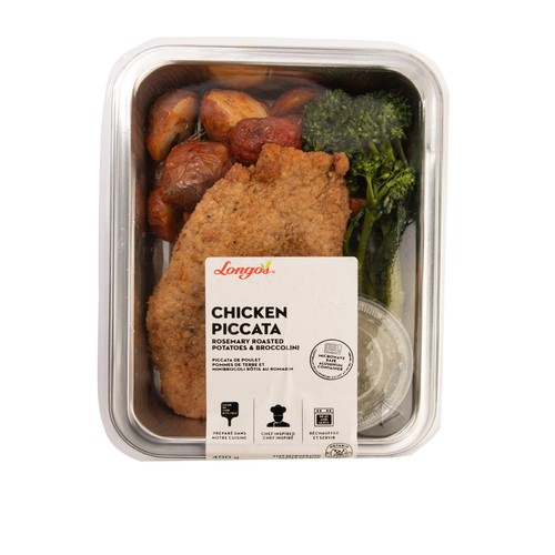 Longo's Ready To Eat Meals Chicken Piccata Rosemary Roasted Potatoes & Broccolini 400 g