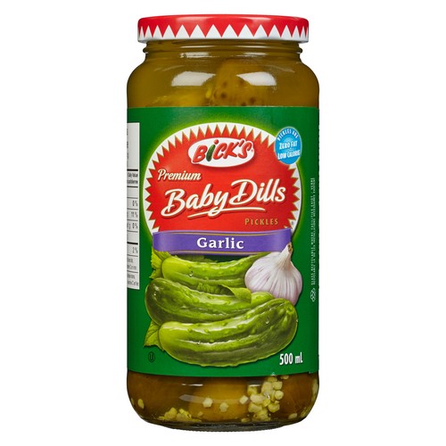 Bick's Baby Dill Pickles Garlic 500 ml