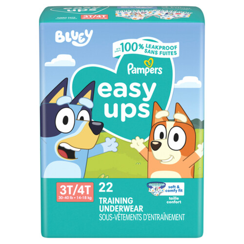 Pampers Easy Ups Training Underwear For Boys Size 5 3T-4T 22 Count 