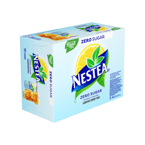 Nestea Zero Sugar Iced Tea Lemon 12 x 341 ml (cans)