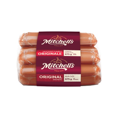 Mitchell's Wieners Bun Size 675 g