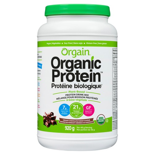 Orgain Inc Plant Based Chocolate Protein Powder 920 g