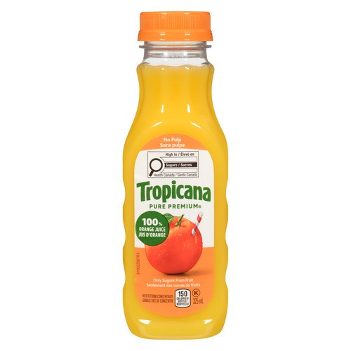 Tropicana Orange Juice No Pulp 325 ml (bottle)