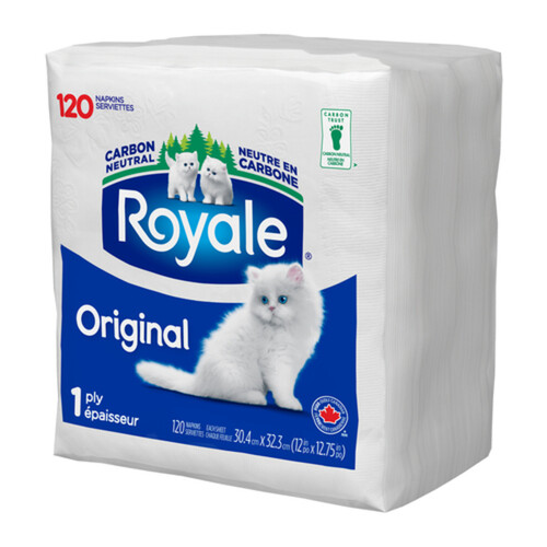 Royale Napkins 1-Ply 120 Sheets