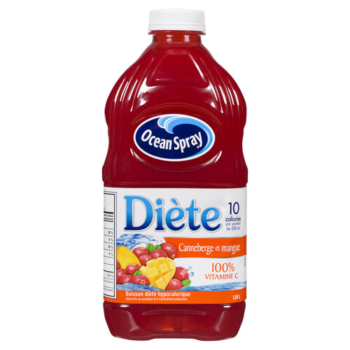 Ocean Spray Diet Cocktail Cranberry Mango 1.89 L