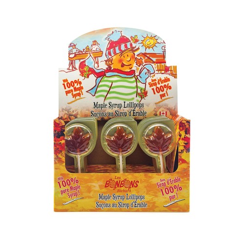 Les Bonbons Richard Lollipops Maple Syrup 20 g