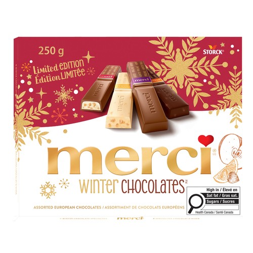 Merci Winter Chocolate Assorted 250 g