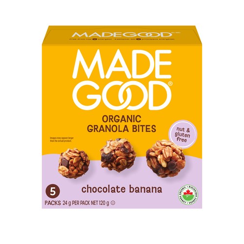 MadeGood Organic Granola Minis Chocolate Banana 5 x 24 g