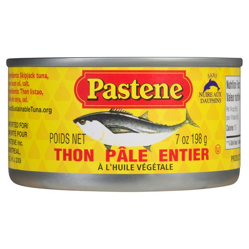 Pastene Tuna Solid Light 198 g