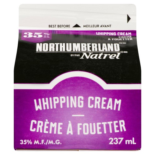 Northumberland 35% Whipping Cream 237 ml