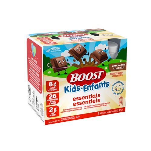 Boost Kids Essential Nutritional Supplements Chocolate 6 x 237 ml