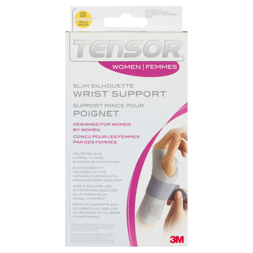 Tensor Womens Slim Wrist Support Adjustable Left 1 EA