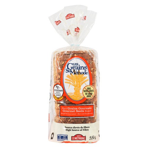 Les Grains St-Méthode Gourmet Seeds Bread Rye Sunflower 550 g