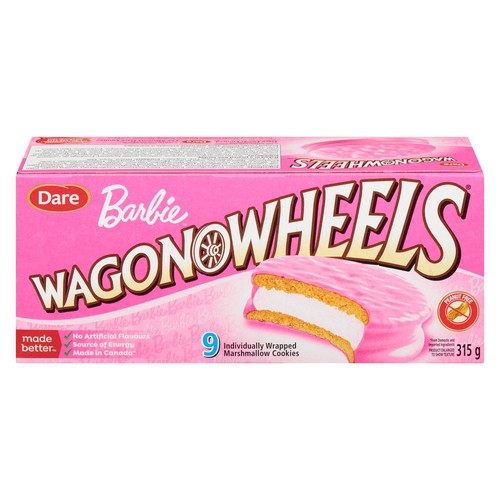 Dare Barbie Peanut-Free Cookies Wagon Wheels 315 g