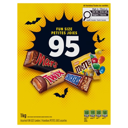 Mars Halloween Chocolate Variety Pack 95 Count 1 kg
