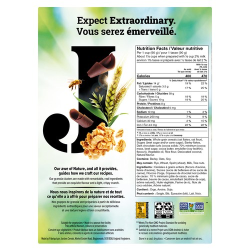 Jordans Morning Crisp Granola Cereal Dark Chocolate 400 g
